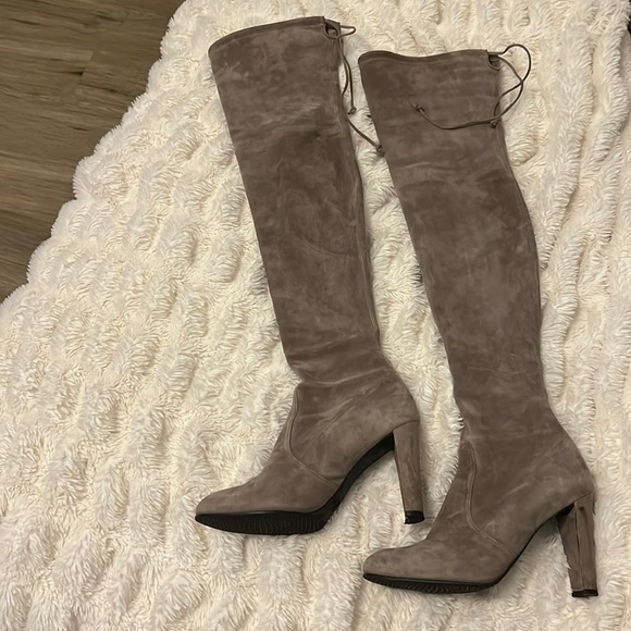 Stuart Weitzman Highland Boots in Topo - Picture 1 of 9